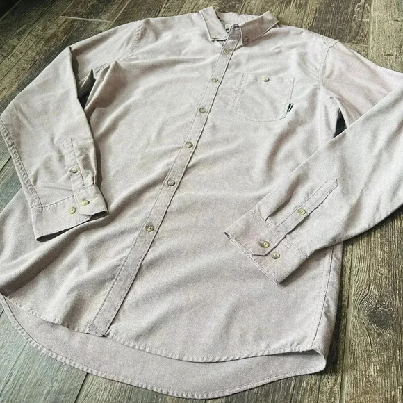 Billabong Long Steve Button Down Shirt Men’s Large - Tailored Fit Stretch - Picture 2 of 6